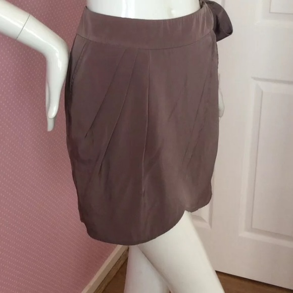 H & m wrap tie skirt purple Lilac 2 xs - Picture 8 of 10